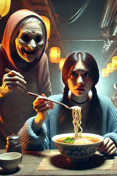 The Grinning Old Lady